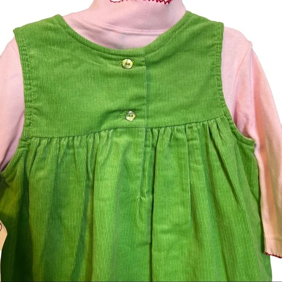 NWT Chantilly Place Green & Pink Dress size 18 months - Picture 4 of 5